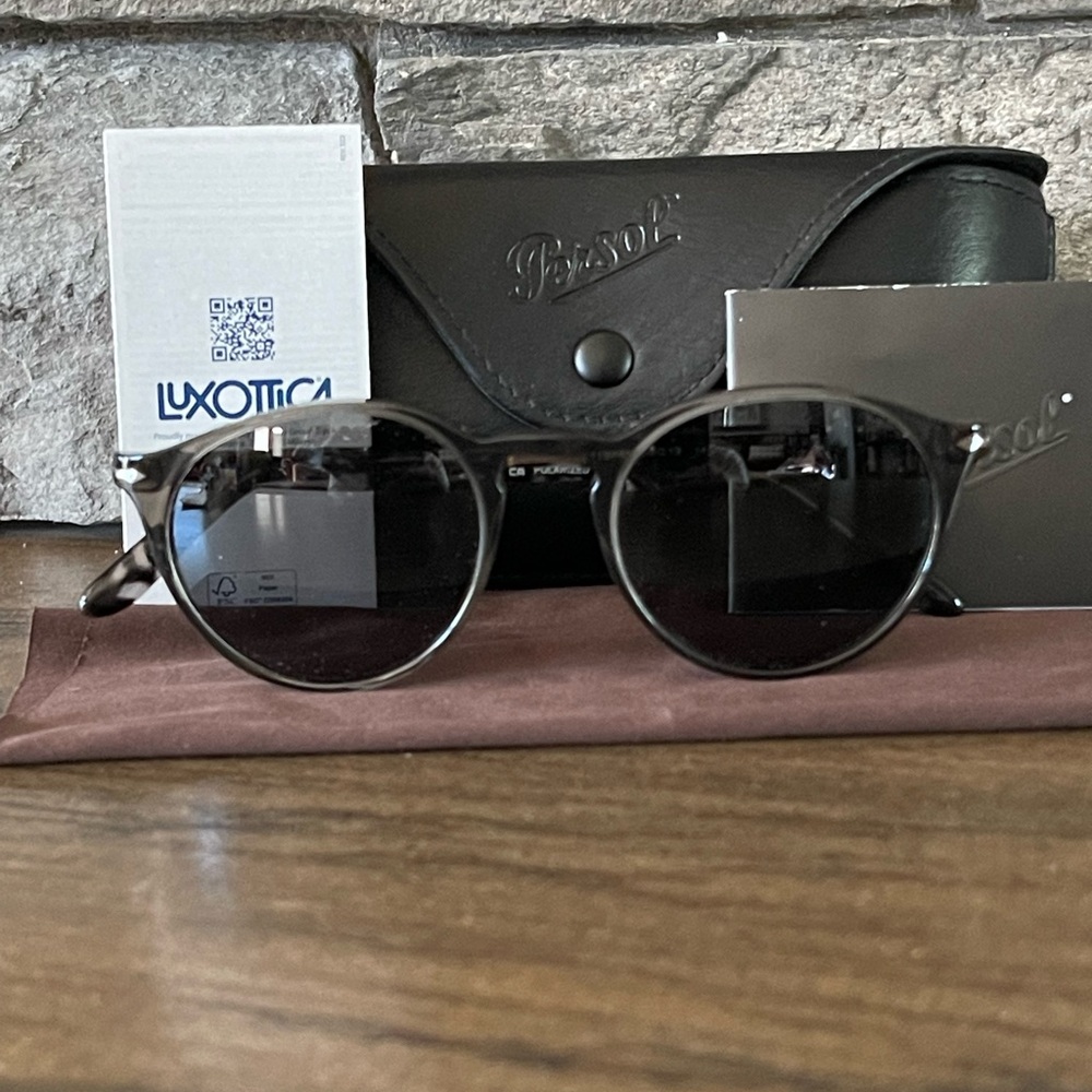 Persol Black and Gray Sunglasses